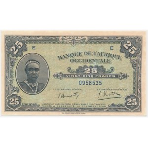 West African States, 25 Francs 1942