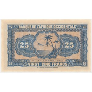 West African States, 25 Francs 1942