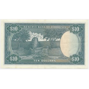 Rhodesia, 10 Dollars 1975
