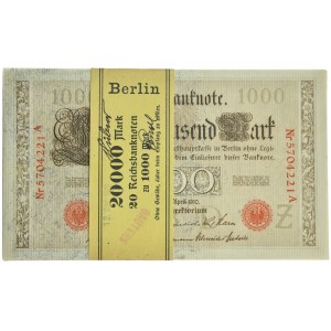 Germany, bank bundle 1.000 Mark 1919