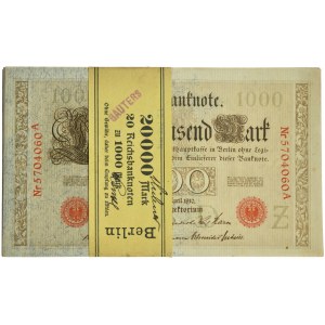 Germany, bank bundle 1.000 Mark 1919