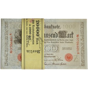 Germany, bank bundle 1.000 Mark 1919