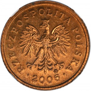 PRÓBA BRĄZ, 10 groszy 2006 - NGC MS63 - BARDZO RZADKIE