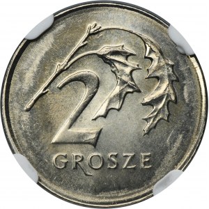PRÓBA MIEDZIONIKIEL, 2 grosze 2006 - NGC MS64 - BARDZO RZADKIE
