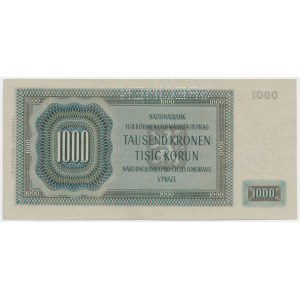 Czechy i Morawy, 1.000 Kronen 1942 - II issue - SPECIMEN