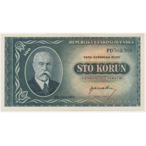 Czechoslovakia, 100 Korun (1945)