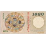 1.000 złotych 1965 - SPECIMEN - A 0000000 - nadruk pomarańczowy -
