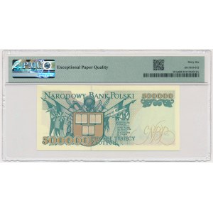 500.000 złotych 1993 - A - PMG 66 EPQ - pierwsza seria - RZADKA