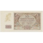 10 złotych 1940 - WZÓR - Ser.L 0000000 - perforacja DRUCKPROBE - UNIKAT