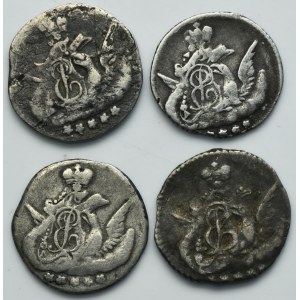 Set, Russie, Elisabeth, 5 copies St Petersburg (4 pcs).