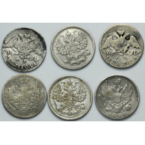 Lot, Russia, 5 Kopeck (6 pcs.)