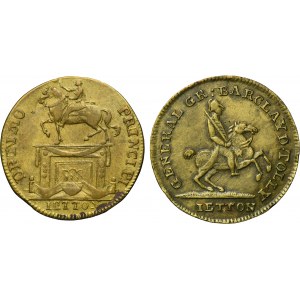 Lot, Russia, Alexander I, Jetton Nürnberg (2 pcs.)