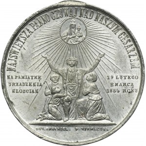 Alexander II, Medal Enfranchisement of Peasants 1864
