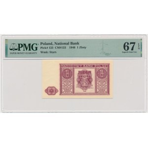 1 złoty 1946 - PMG 67 EPQ