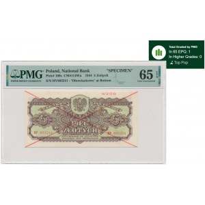 5 złotych 1944 ...owe - WZÓR - HY 803... - PMG 65 EPQ