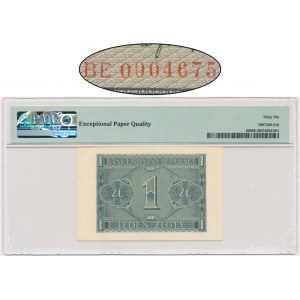 1 złoty 1941 - BE - PMG 66 EPQ - niski numer