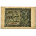 1 złoty 1941 - BE - PMG 66 EPQ - niski numer
