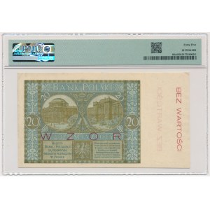 20 złotych 1926 - WZÓR - Ser. I - PMG 45