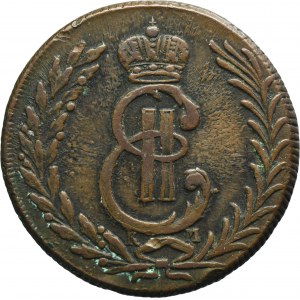Russia, Siberia, Catherine II, 5 Kopeck Suzun 1776 KM