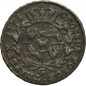 Poniatowski, 3 Groschen Warsaw 1771 G