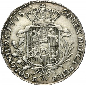 Poniatowski, 1/2 Thaler Warsaw 1788 EB