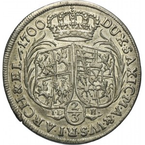 Augustus II the Strong, 2/3 Thaler (gulden) Dresden 1700 ILH