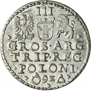 Sigismund III Vasa, 3 Groschen Marienburg 1592