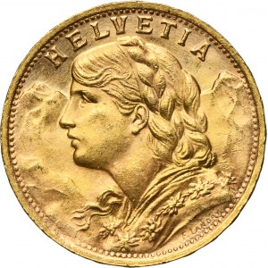 Switzerland, Confederation, 20 Francs Bern 1947 B