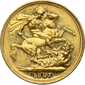 Australia, Victoria, Sovereign Sydney 1887 S