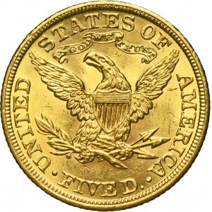 USA, 5 Dollar Philadephia 1906 - Liberty Head