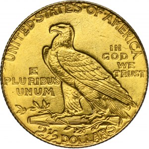 USA, 2 1/2 Dollar Philadelphia 1927 - Indian Head