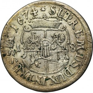 Germany, Brandenburg-Prussia, Friedrich Wilhelm, 18 Groschen Konigsberg 1674 HS