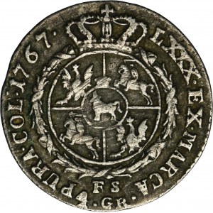 Poniatowski, 4 Groschen 1767 FS