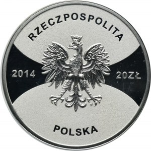 20 złotych 2014 Patrioci 1994 Obywatele 2014 - GCN PR70