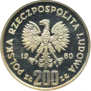 200 złotych 1980 Lake Placid