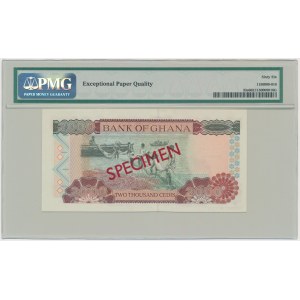 Ghana, 2000 Cedis 1998 - SPECIMEN - PMG 66 EPQ