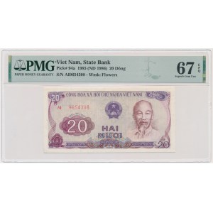 Vietnam, 20 dongov 1985 - PMG 67 EPQ
