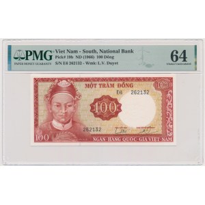Southern Vietnam, 100 Dongs (1966) - PMG 64