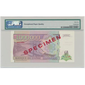 Zaïre, 1 million de zaïres 1993 - SPÉCIMEN - PMG 55 EPQ