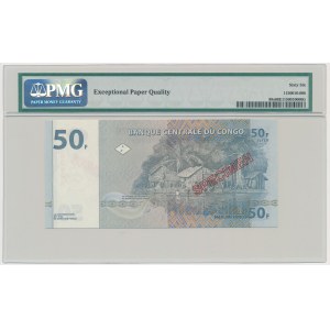 Republic Democratic of Congo, 50 Franc 1997 - SPECIMEN - PMG 66 EPQ