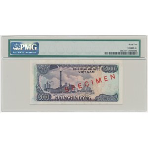 Vietnam, 2.000 Dong 1987 - SPECIMEN - PMG 64