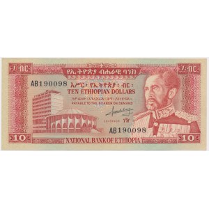 Ethiopia, 10 Dollars (1966)