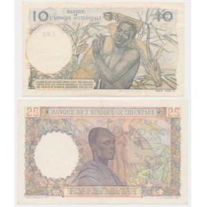 France, French West Africa, 10-25 Francs (1950-51) (2 pcs.)