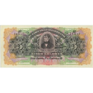Costa Rica, 5 Colones (1903-1919)