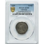 Sigismund II August, Groschen Vilnius 1559 - LIT/LITV - PCGS AU55