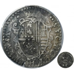 Sigismund II August, 1/2 Thaler NEAPOLITAN SUM 1564 - PCGS VF DETAILS - VERY RARE