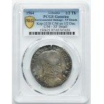 Sigismund II August, 1/2 Thaler NEAPOLITAN SUM 1564 - PCGS VF DETAILS - VERY RARE