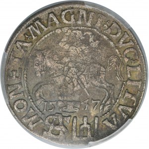 Sigismund II August, Groschen Vilnius 1547 - L/LITVA - PCGS VF25