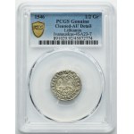 Sigismund II August, 1/2 Groschen Vilnius 1546 - L/LITVA - PCGS AU DETAIL