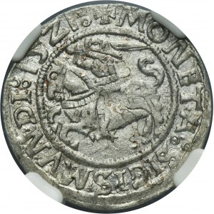 Sigismund I the Old, Half groschen Vilnius 1521 - NGC AU58